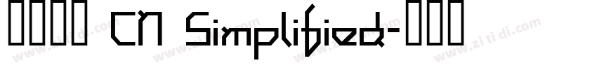 有爱新黑 CN Simplified字体转换